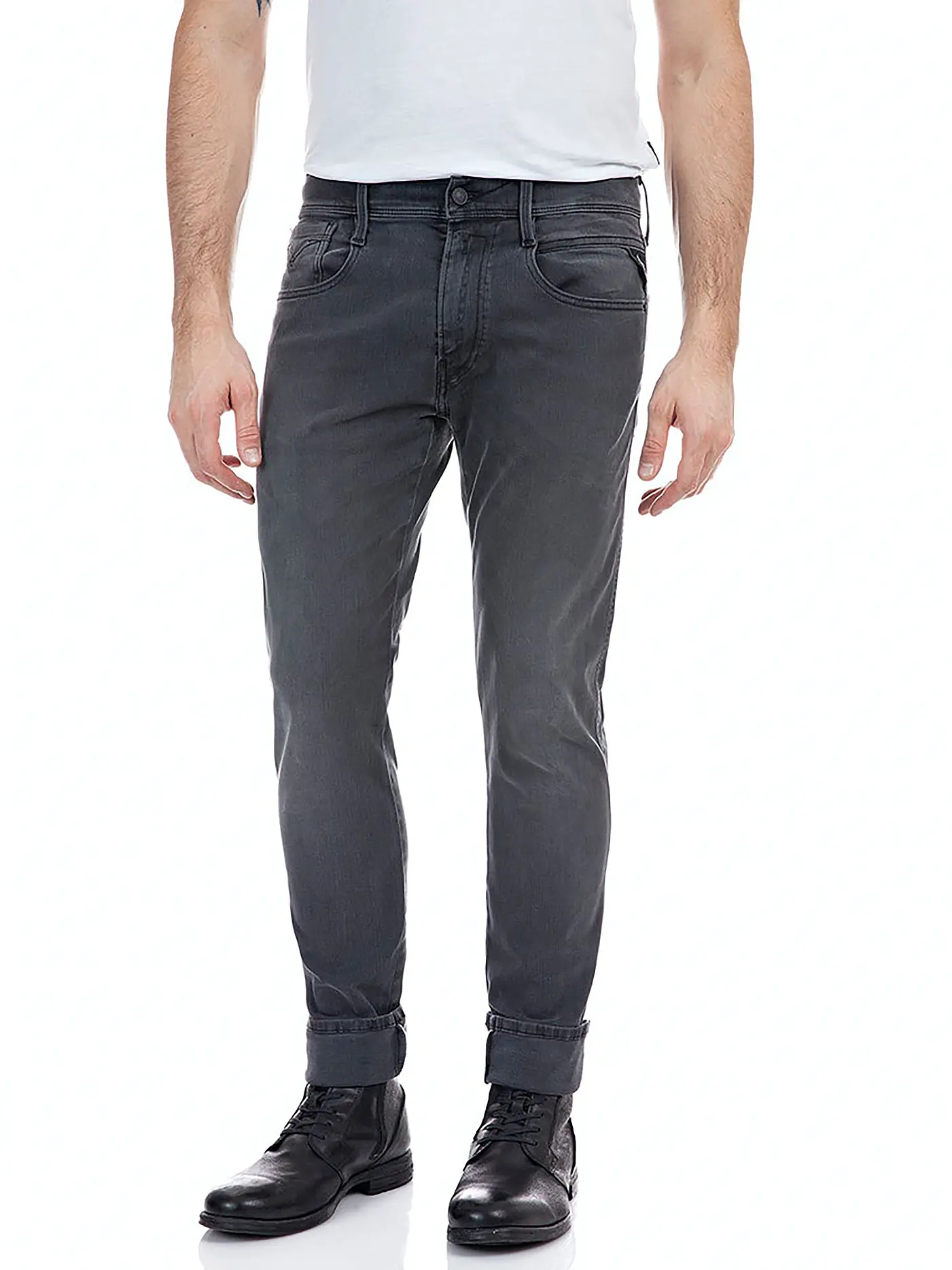 REPLAY | Jeans Slim Fit Ambass Hyperflex Reused | grau